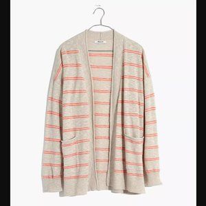 Madewell | Striped Open Front Cardigan